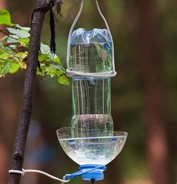 Красивые птицы из пластиковых бутылок своими руками